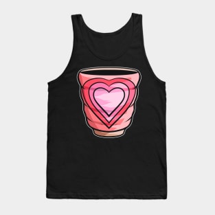 Autumn Beaker with Hearts For Christmas Tank Top